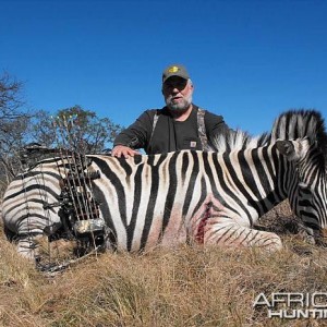 Bowhunting Zebra South Africa