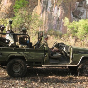 Hunting Vehicle in Central Africa