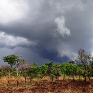 beautiful sky before the rain...