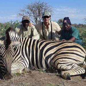 Burchell's Zebra hunted with Ozondjahe Hunting Safaris in Namibia