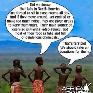 African kids...