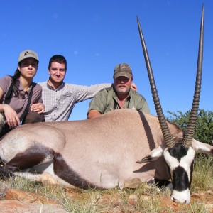 Gemsbok hunt with Wintershoek Johnny Vivier Safaris