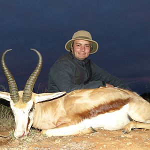 Springbok hunt with Wintershoek Johnny Vivier Safaris