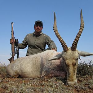 White Blesbuck hunt with Wintershoek Johnny Vivier Safaris