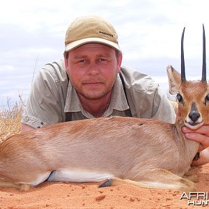 Steenbok hunt with Wintershoek Johnny Vivier Safaris