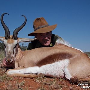 Springbok hunt with Wintershoek Johnny Vivier Safaris