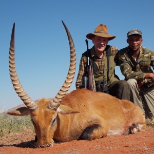 Lechwe hunt with Wintershoek Johnny Vivier Safaris