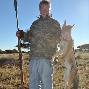 Jackal hunt with Wintershoek Johnny Vivier Safaris