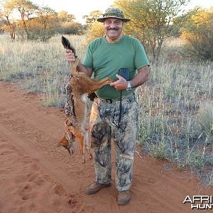 Jackal hunt with Wintershoek Johnny Vivier Safaris