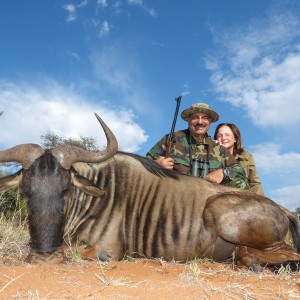 Blue Wildebeest hunt with Wintershoek Johnny Vivier Safaris