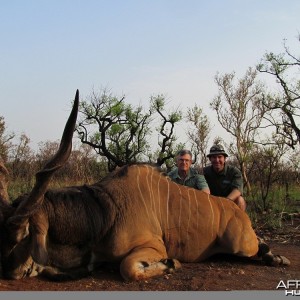 Lord Derby Eland hunt with CAWA in CAR