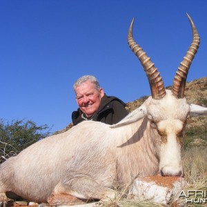 White Blesbuck hunt with Wintershoek Johnny Vivier Safaris