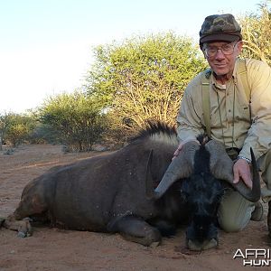 Black Wildebeest hunt with Wintershoek Johnny Vivier Safaris