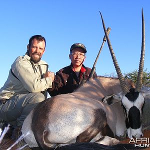 Gemsbok hunt with Wintershoek Johnny Vivier Safaris