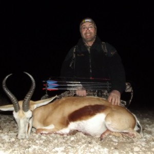 Springbok hunt with Wintershoek Johnny Vivier Safaris