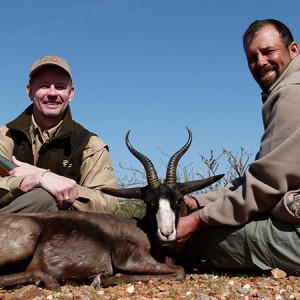 Black Springbok hunt with Wintershoek Johnny Vivier Safaris