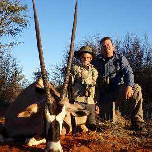 Gemsbok hunt with Wintershoek Johnny Vivier Safaris