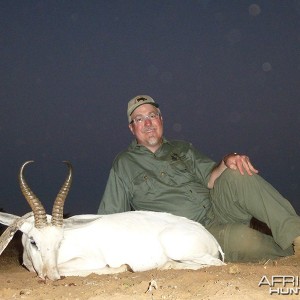 White Springbok hunt with Wintershoek Johnny Vivier Safaris