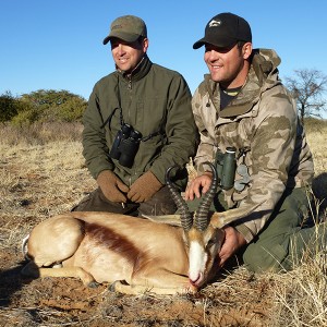 Springbok hunt with Wintershoek Johnny Vivier Safaris