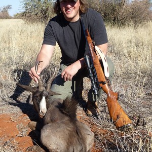 Black Springbok hunt with Wintershoek Johnny Vivier Safaris