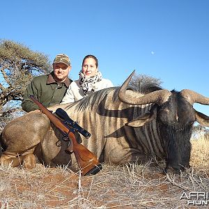 Blue Wildebeest hunt with Wintershoek Johnny Vivier Safaris