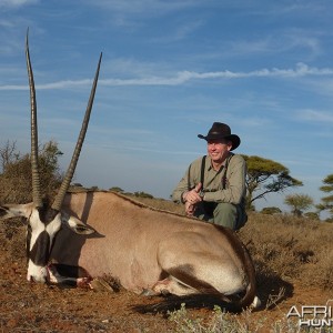 Gemsbok hunt with Wintershoek Johnny Vivier Safaris