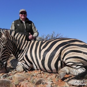 Zebra hunt with Wintershoek Johnny Vivier Safaris