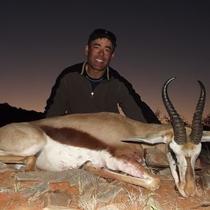 Springbok hunt with Wintershoek Johnny Vivier Safaris