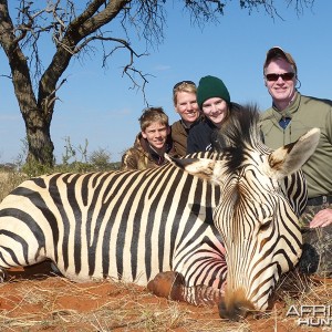 Zebra hunt with Wintershoek Johnny Vivier Safaris