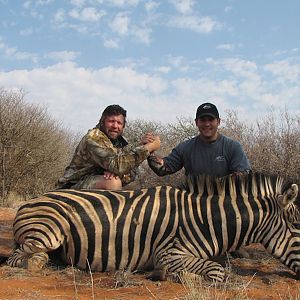 Zebra hunt with Wintershoek Johnny Vivier Safaris