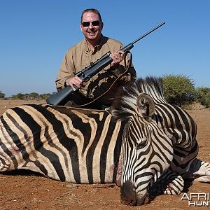 Zebra hunt with Wintershoek Johnny Vivier Safaris