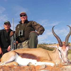 Springbok hunt with Wintershoek Johnny Vivier Safaris