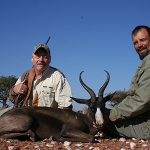 Black Springbok hunt with Wintershoek Johnny Vivier Safaris