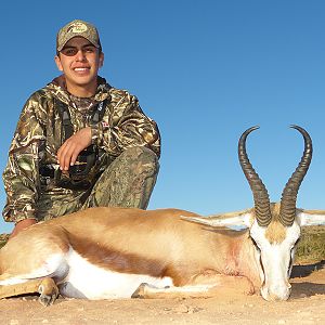 Springbok hunt with Wintershoek Johnny Vivier Safaris