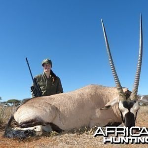 Gemsbok hunt with Wintershoek Johnny Vivier Safaris