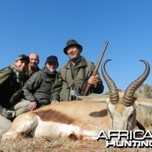 Springbok hunt with Wintershoek Johnny Vivier Safaris