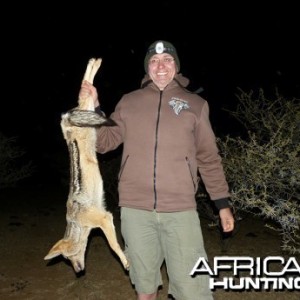 Jackal hunt with Wintershoek Johnny Vivier Safaris