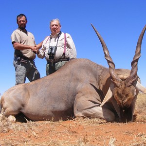 Eland hunt with Wintershoek Johnny Vivier Safaris