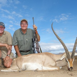 Grants Gazelle hunt with Wintershoek Johnny Vivier Safaris