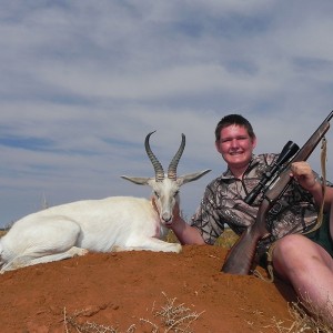 White Springbok hunt with Wintershoek Johnny Vivier Safaris