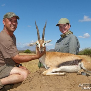 Thompson Gazelle hunt with Wintershoek Johnny Vivier Safaris