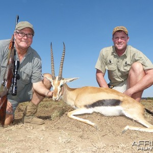 Thompson Gazelle hunt with Wintershoek Johnny Vivier Safaris