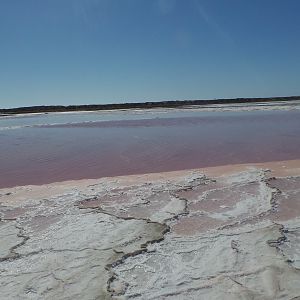 Salt Pan Walvis Bay Namibia