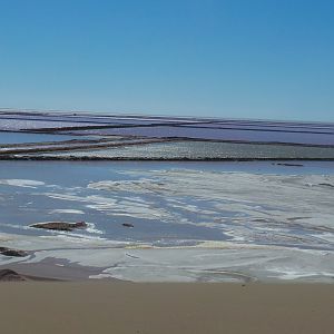 Salt Pan Walvis Bay Namibia