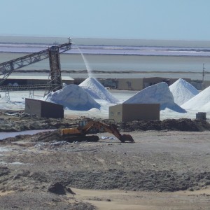 Salt Pan Walvis Bay Namibia