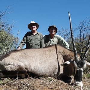 Gemsbok hunted with Ozondjahe Hunting Safaris in Namibia