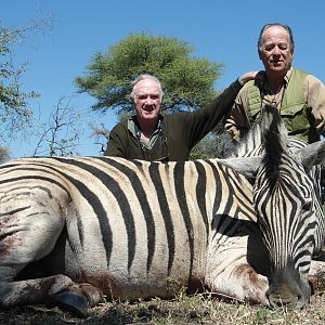 Burchell's Zebra hunted with Ozondjahe Hunting Safaris in Namibia