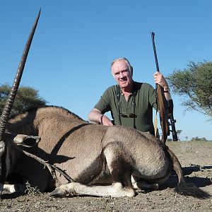 Gemsbok hunted with Ozondjahe Hunting Safaris in Namibia