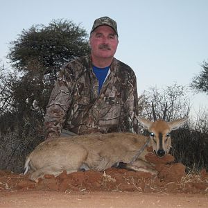 Gray Duiker hunted with Ozondjahe Hunting Safaris in Namibia