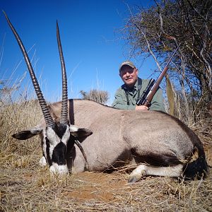 Gemsbok hunted with Ozondjahe Hunting Safaris in Namibia